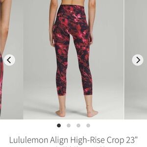 Lululemon Align high-rise Crop Leggings. Size 0.